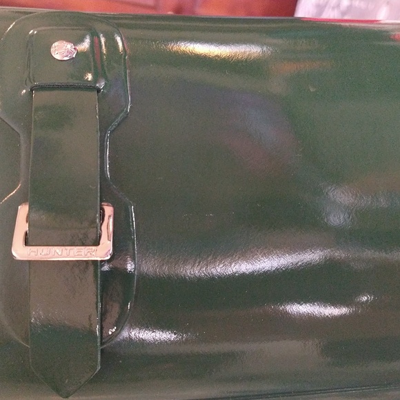 HUNTER ORIGINAL TALL GLOSS RAIN BOOTS Size 8 - Picture 14 of 15